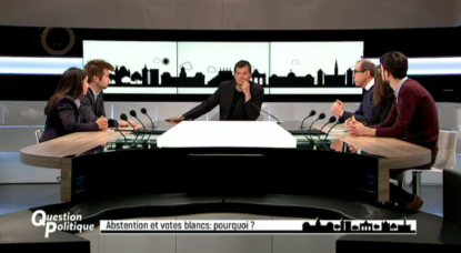abstention et votes blancs : pourquoi ? sur BX1 dans l'émission Question Politique