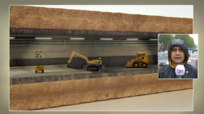 Début du chantier de rénovation du tunnel Léopold II - BX1