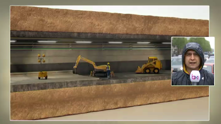 Début du chantier de rénovation du tunnel Léopold II - BX1