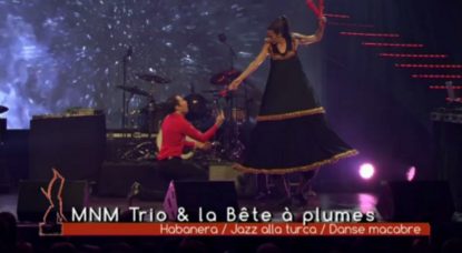 MNM Trio et la Cie la Bête à plumes virevoltent sur la scène des Octaves de la Musique - BX1
