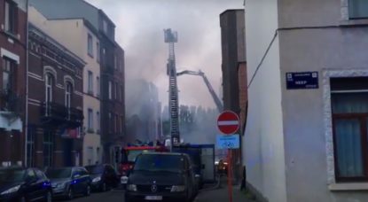 Une "reporter" anglaise lie l'incendie de Koekelberg avec... un acte terroriste - BX1