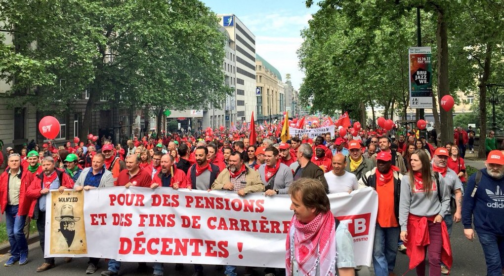 Manifestation pour les pensions : entre 55.000 et 70.000 personnes ont défilé à Bruxelles - BX1