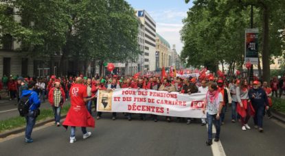 Manifestation pour les pensions : entre 55.000 et 70.000 personnes ont défilé à Bruxelles - BX1