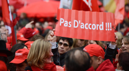 Manifestation pour les pensions: importante mobilisation attendue dans la capitale - BX1