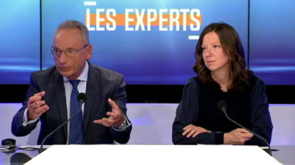 Francis Delpérée (CDH) et Magalie Plovie (Ecolo) à propos de la transparence communale dans l'émission "Les experts" sur BX1