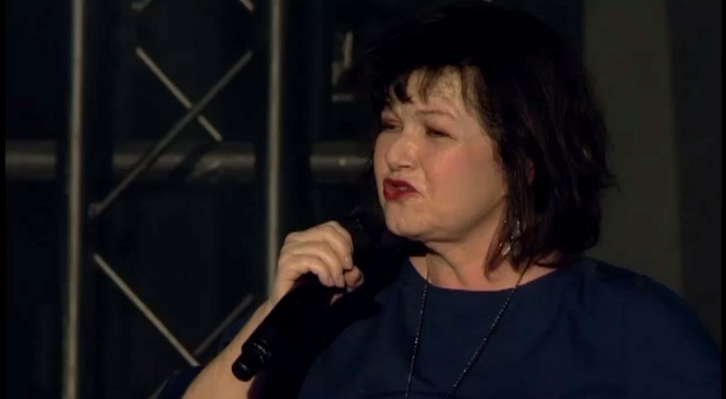 Images du dernier concert de Maurane à la Fête de l'Iris - BX1