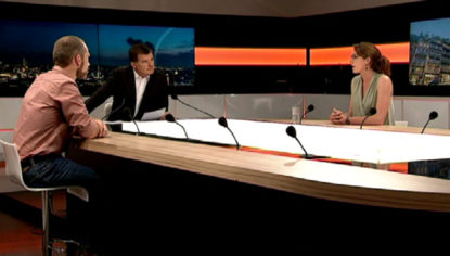 Florence Cuignet du GRACQ à propos de la sécurité des cyclistes en ville dans l'émission #MAG sur BX1