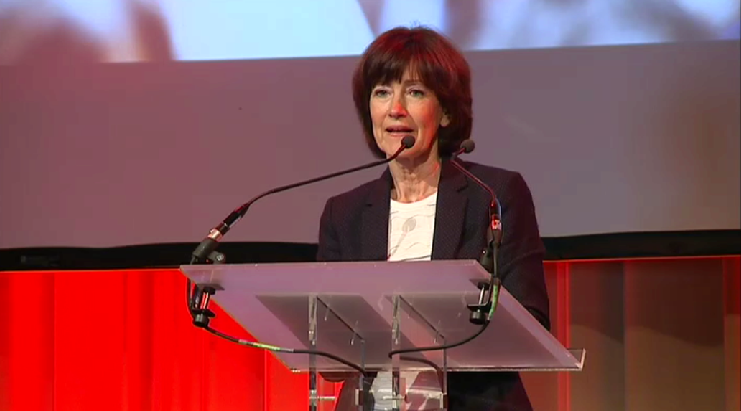 Laurette Onkelinx discours du 1er Mai à la Maison du peuple de Saint-Gilles - BX1