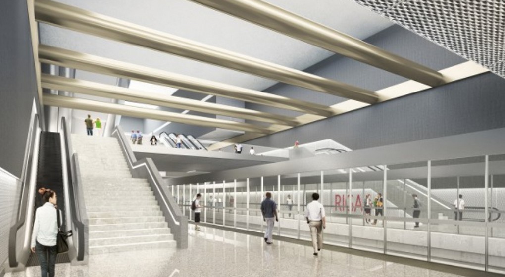 Station de métro Riga - Plan Beliris