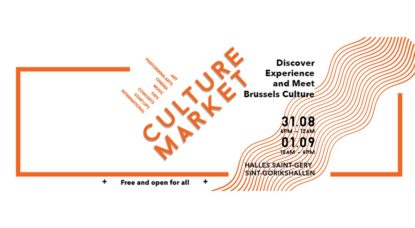 Culture Market - Halles Saint-Géry Affiche 2018