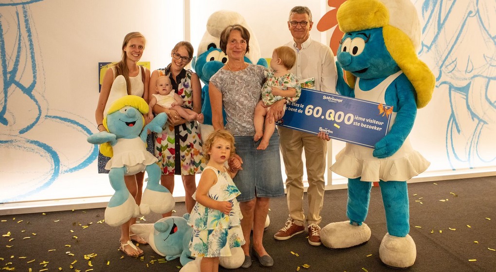 Schtroumpf Experience - 60000 visiteurs