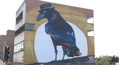 Street Art - Corbeau - Bruxelles