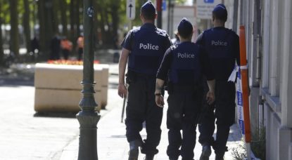 Police - Illustration Sommet - Belga Nicolas Maeterlinck