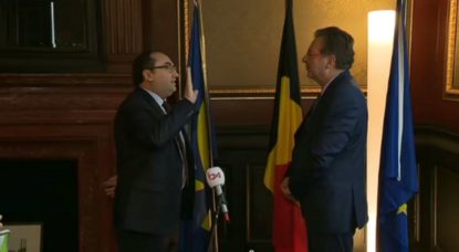 Ahmed Laaouej - Rudi Vervoort - Prestation de Serment - BX1