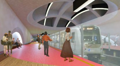 Station de métro Stalingrad Toots Thielemans - Projet Stib