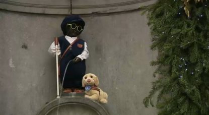 Manneken Pis Aveugle - Ligue Braille - BX1