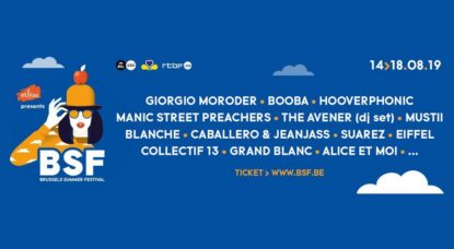 Line Up Brussels Summer Festival 2019
