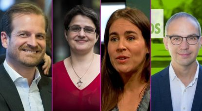 Montage - Geoffroy Coomans de Brachène - Annalisa Gadaleta - Sarah Turine - Karim Majoros - Belga/BX1/Ecolo