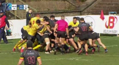 Rugby - Belgique-Roumanie - Heysel