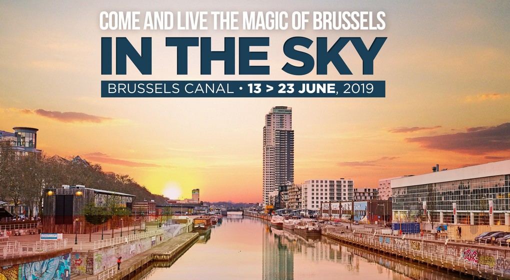 Dinner in the Sky - Canal Bruxelles 2019