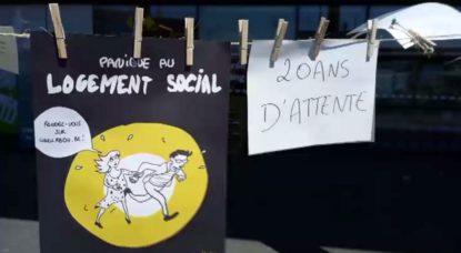 Manifestation Gare de l'Ouest Molenbeek - Belga