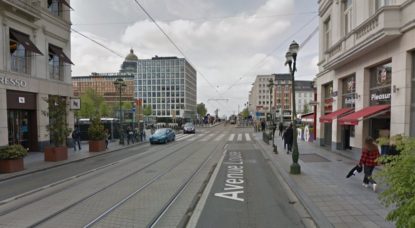 Avenue Louise - Rond-Point Louise - Capture Google Street View