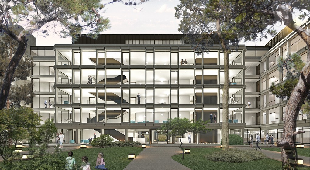 Bâtiment U - Futur centre administratif Uccle - Architecte BAEV