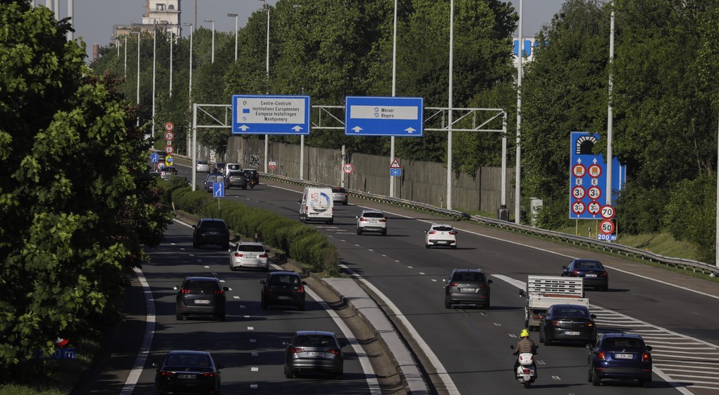 Trafic Voitures - Autoroute E40 Reyers - Illustration Belga Thierry Roge