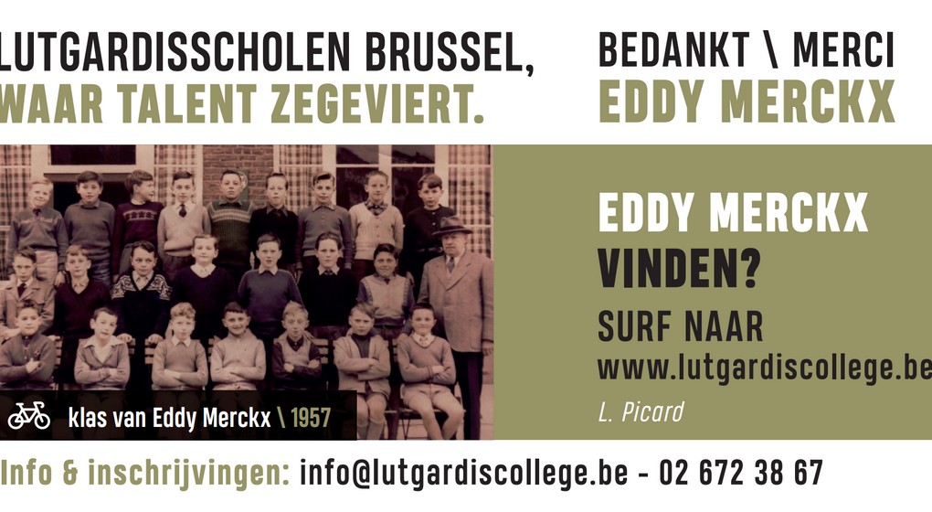 Affiche Photo 1957 Eddy Merckx