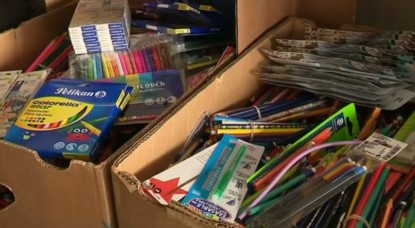 Fournitures scolaires - Colis ASBL Arc-en-Ciel - BX1