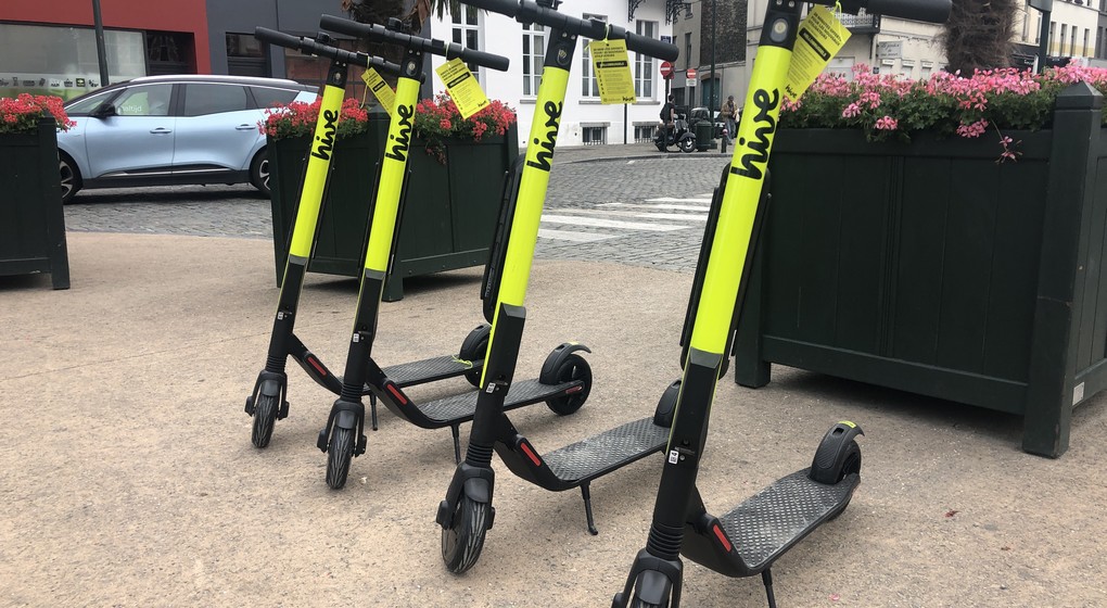 Trottinettes électriques Hive - Belga Nils Quintelier