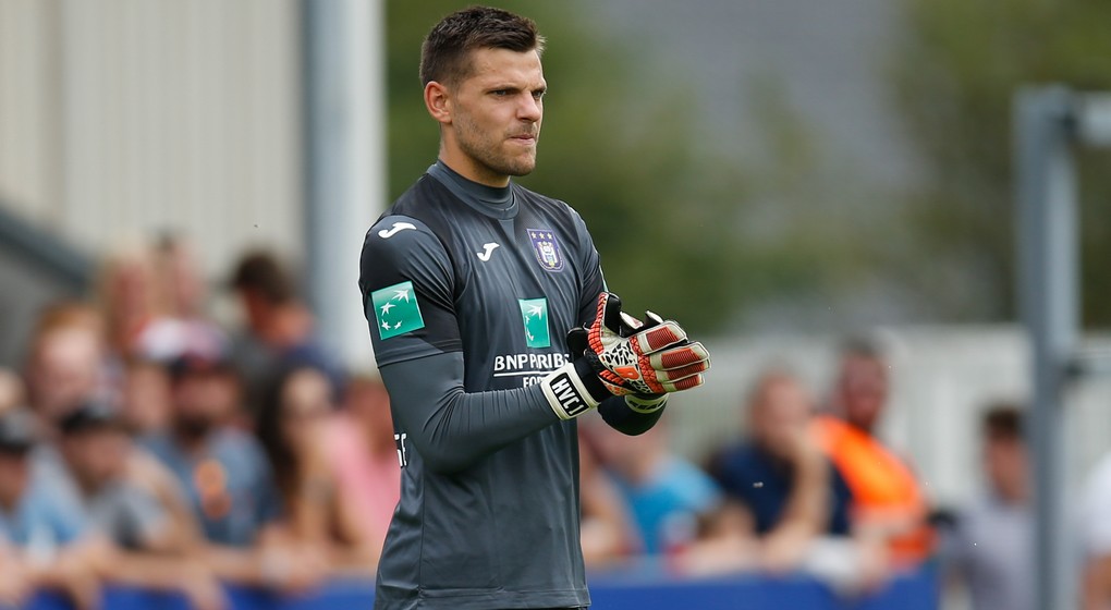 Hendrik Van Crombrugge - Gardien RSC Anderlecht - Belga Bruno Fahy