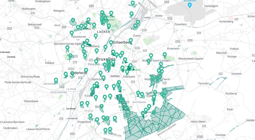Espaces verts Garden Brussels - Google Maps