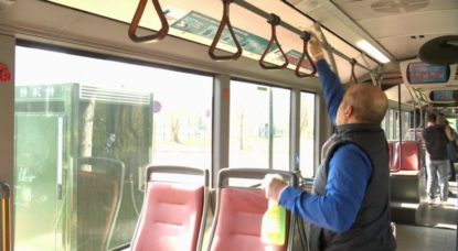 Nettoyage bus Stib - Capture BX1