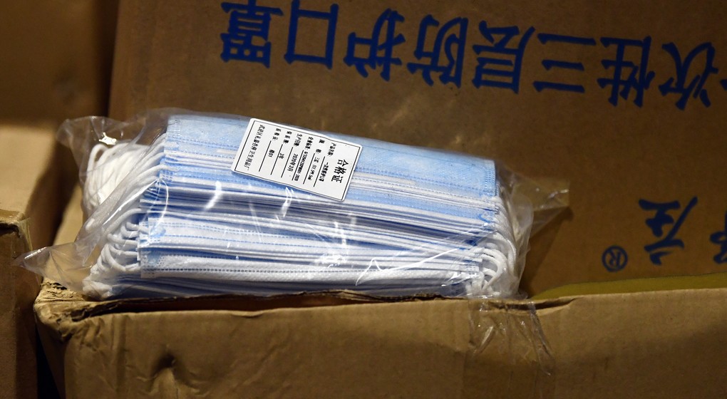 Masques de protection Liège Airport - Belga Eric Lalmand