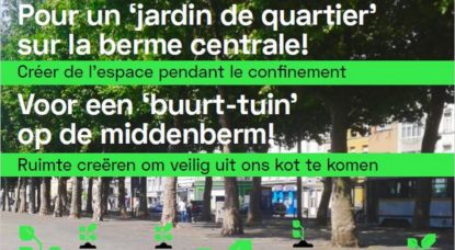 Proposition Berme Centrale - Porte d'Anderlecht