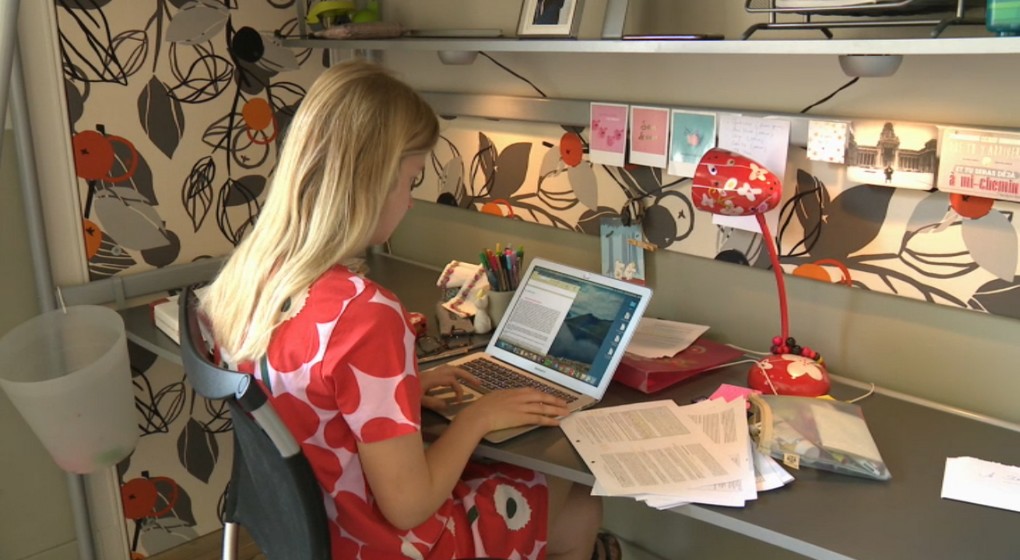 Étudiante Ordinateur Mémoire - Capture BX1