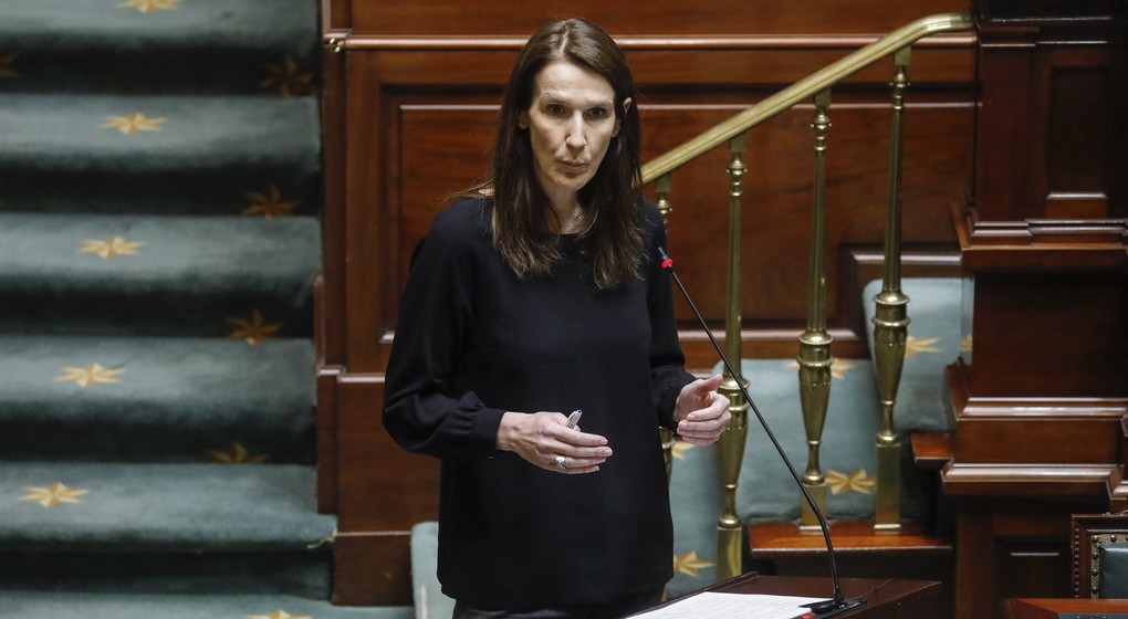 Sophie Wilmès - Chambre Coronavirus - Belga Thierry Roge