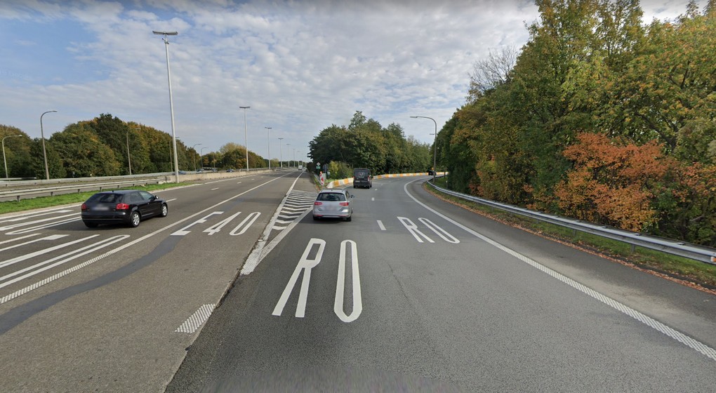 Ring de Bruxelles Echangeur E40 Woluwe-Saint-Etienne - Google Street View