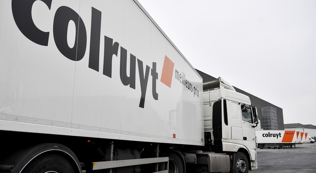 Magasin Colruyt - Camion - Belga Dirk Waem