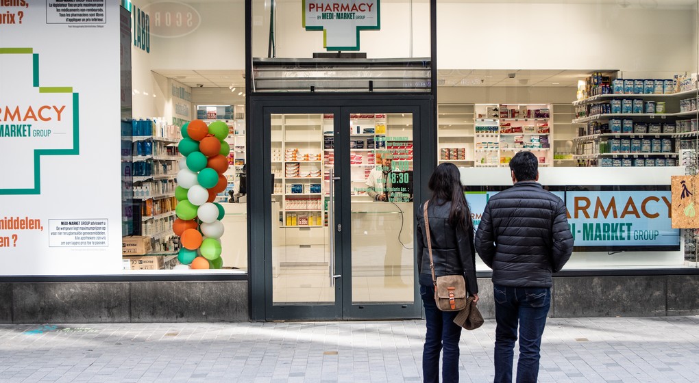 Pharmacie Illustration Rue Neuve - Belga Loan Silvestre