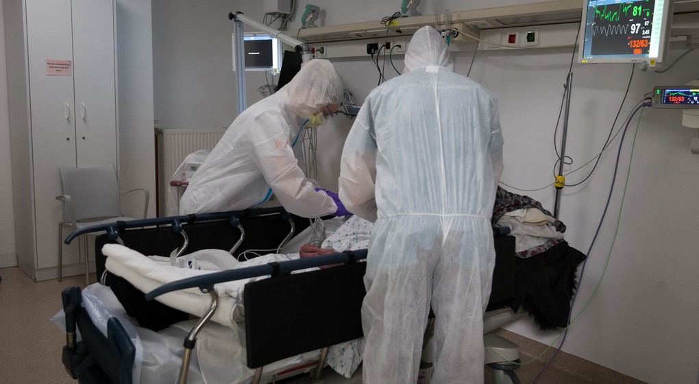 Coronavirus - Patient soigné hôpital - Belga Nicolas Maeterlinck