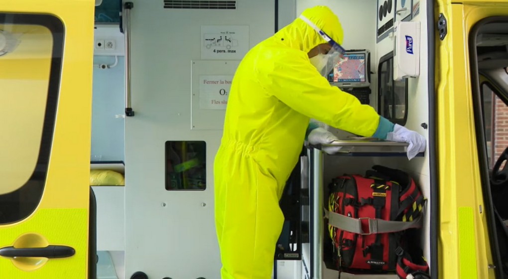 Ambulance Pompiers Désinfection - Capture BX1