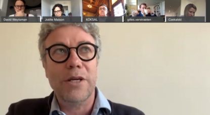 Parlement bruxellois - Commission virtuelle