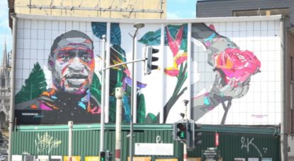 Fresque George Floyd - Novadead - Laeken - Capture BX1