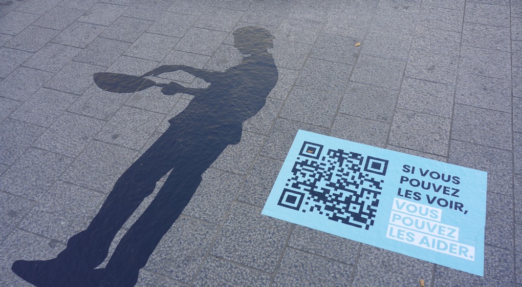 Ombre Action Esclavage - Belga Ophélie Delarouzée