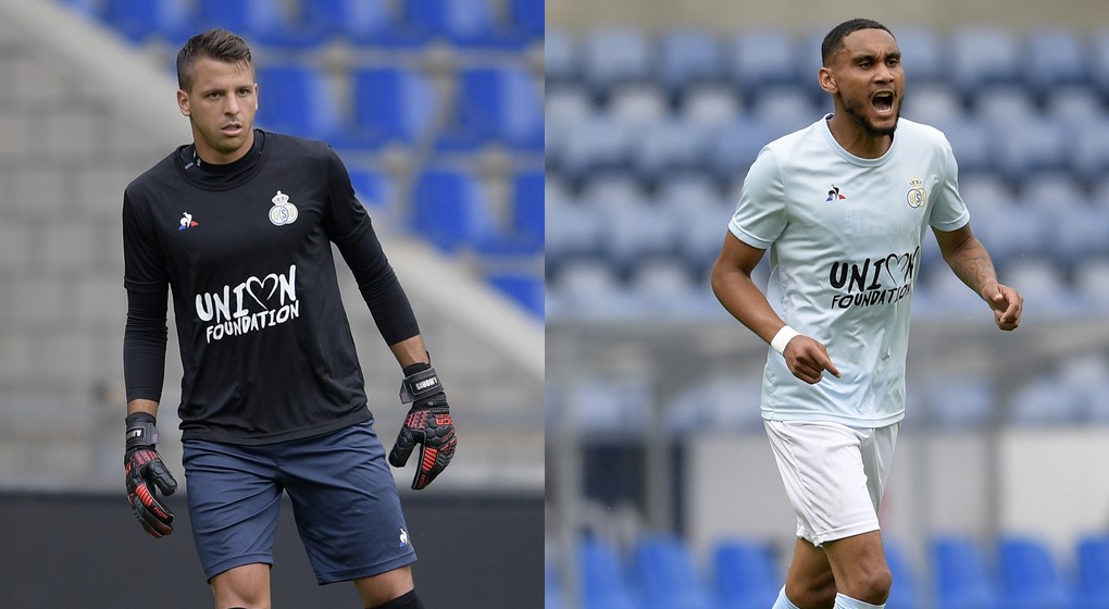 Anthony Moris Loic Lapoussin - Union Saint-Gilloise - Belga Yorick Jansens