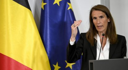 Sophie Wilmès - CNS Conseil National de Sécurité 23 juillet - Belga Dirk Waem