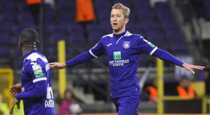 But Michel Vlap RSC Anderlecht - Stade vide - Belga Laurie Dieffembacq