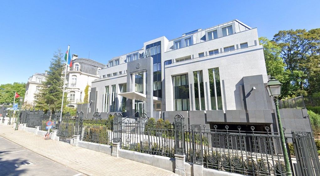 Ambassade d'Azerbaïdjan Woluwe-Saint-Pierre - Capture Google Street View